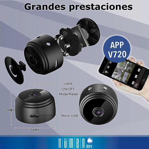 Cámara Espía A9 con WiFi – ¡Protege tu Hogar en Secreto!